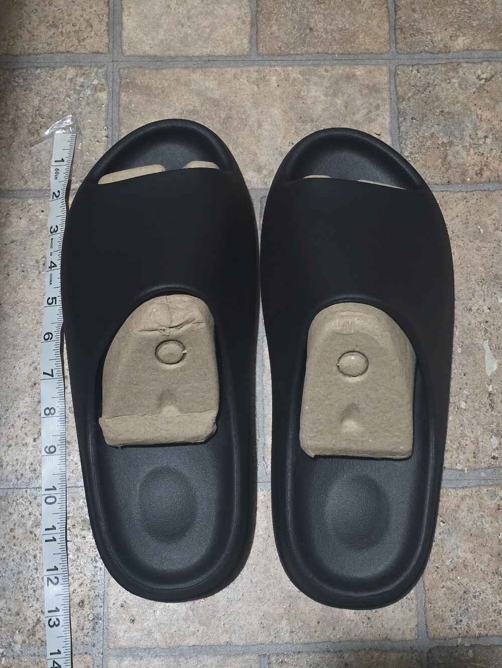 New YS-01 Black Slides Size 13